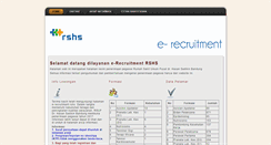 Desktop Screenshot of karir.rshs.or.id
